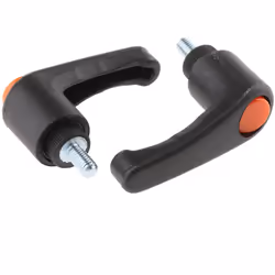 Type de levier = Levier de serrage Type de filetage = Mâle Taille de filetage = M5 Longueur filetage/insert = 10mm Matériau d ...