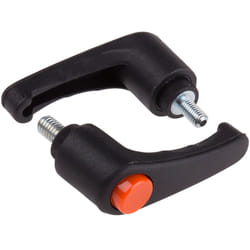 Rs Pro - Levier de serrage , filetage M6, Mâle l. 10mm ( Prix pour Paquet de 2 )