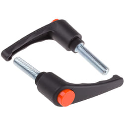 Rs Pro - Levier de serrage , filetage M12, Mâle l. 50mm ( Prix pour Paquet de 2 )