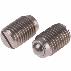 Taille de filetage = M20 Longueur = 34.5mm Diamètre de bille = 12mm Poussoirs à ressort à billes de RS Pro. Ces poussoirs à r ...
