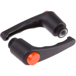 Rs Pro - Levier de serrage , filetage M12, Femelle l. 18mm ( Prix pour Paquet de 2 )