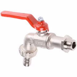 Diamètre interne du raccord = 10mm Raccord fileté = BSP 3/8" Matériau du corps = Laiton Pression de travail maximale = 21 bar ...