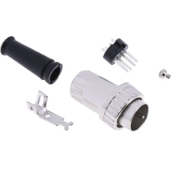 Rs Pro - Connecteur din 5 contacts, Mâle, Montage sur câble ( Prix pour 1 )