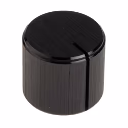 Taille de l'axe = 6.4mm Type d'axe = Circulaire Hauteur du bouton = 14mm Couleur du corps = Noir Couleur de l'indicateur = No ...