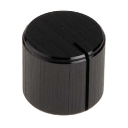 Bouton de potentiomètre Rs Pro Axe de 6.4mm, Diamètre de 16mm, Vis sans tête ( Prix pour 1 )