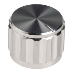 Bouton de potentiomètre Rs Pro Axe de 6.4mm, Diamètre de 20mm, Vis sans tête ( Prix pour 1 )
