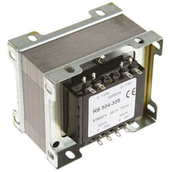 Rs Pro - Transformateur à montage sur châssis, Vin 115V ac, 230V ac, Vout 24V c.a., 2 sorties, 100VA ( Prix pour 1 )