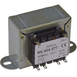 Transformateur à montage sur châssis, Vin 230V c.a., Vout 9V c.a., 2 sorties, 20VA ( Prix pour 1 )