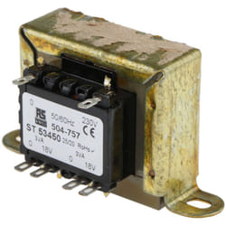 Rs Pro - Transformateur à montage sur châssis, Vin 230V c.a., Vout 18V c.a., 2 sorties, 6VA ( Prix pour 1 )