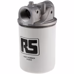Taille de filtration = 10µm Gamme de débit maximum = 95L/min. Filetage de raccordement = BSP 1-1/4 (Filtre), G 1-1/4 (Elément ...