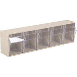 Rs Pro - Bloc tiroir incliné 5 tiroirs en Plastique, 164mm x 600mm x 133mm ( Prix pour 1 )