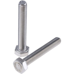 Rs Pro - Boulon hexagonal, M6 x 40mm, tête Hexagonale, en Acier Inoxydable ( Prix pour Sachet de 100 )