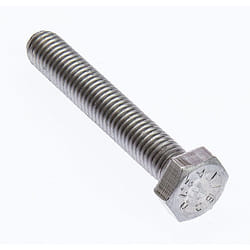 Rs Pro - Boulon hexagonal, M8 x 50mm, tête Hexagonale, en Acier Inoxydable ( Prix pour Sachet de 50 )