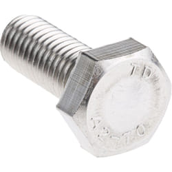 Rs Pro - Vis à tête hexagonale, Acier Inoxydable A2 304 Brut, M10 x 25mm ( Prix pour Sachet de 25 )