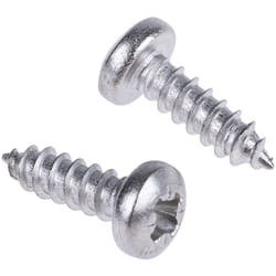 Rs Pro - Vis autotaraudeuse N°No. 4 x 9.5mm, tête Cylindrique, en Acier Inoxydable ( Prix pour Sachet de 100 )