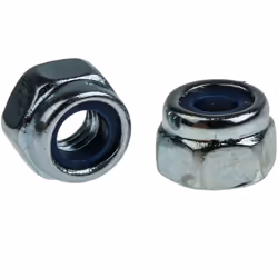 Taille de filetage = M4 Type = Insert nylon Matériau = Acier Finition = Galvanisé brillant Ecrous frein. Ecrous équipés d'un ...
