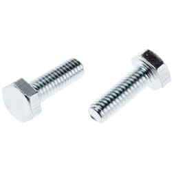 Rs Pro - Vis à tête hexagonale, Acier Galvanisé et passivé, M4 x 12mm ( Prix pour Sachet de 100 )