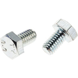 Rs Pro - Vis à tête hexagonale, Acier Galvanisé et passivé, M6 x 10mm ( Prix pour Sachet de 100 )