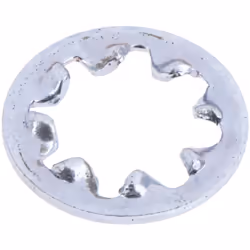 Pour taille de vis/boulon = M4 Type de rondelle = Dents internes Diamètre intérieur = 4.3mm Diamètre extérieur = 8mm Matériau ...