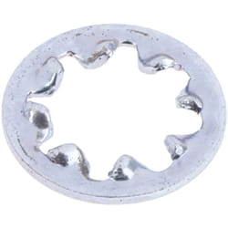 Rs Pro - Rondelle antivibration à dents internes, pour vis M4, Acier Galvanisé brillant ( Prix pour Sachet de 250 )