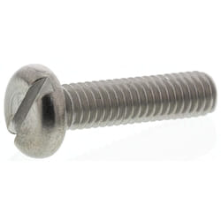Vis à métaux RS PRO M4 à tête Cylindrique fendue en Acier Inoxydable, 16mm ( Prix pour Sachet de 100 )