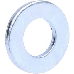 Rs Pro - Rondelle plate, M8, Acier, 8.4mm x 16mm, Galvanisé brillant ( Prix pour Sachet de 100 )