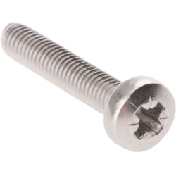 Vis à métaux RS PRO M3 à tête Cylindrique Pozidriv en Acier Inoxydable, 16mm ( Prix pour Boîte de 100 )
