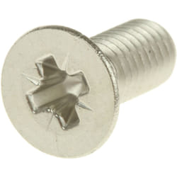 Rs Pro - Vis à métaux M5 à tête Fraisée Pozidriv en Acier Inoxydable, 12mm ( Prix pour Boîte de 100 )