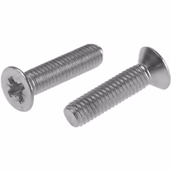 Forme de tête = Fraisée Type d'entrainement = Pozidriv Standard DIN = DIN 965 Longueur métrique = 25mm Taille de filetage mét ...