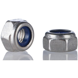 Rs Pro - Ecrou frein M10, en Acier Insert nylon ( Prix pour Sachet de 100 )