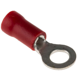 Cosses à œillet Rs Pro Isolé, Rouge, 1.5mm², M4, 6mm