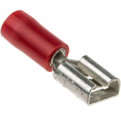 Cosse faston Rs Pro Isolé, Rouge