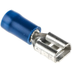 Rs Pro - Cosse faston Isolé, Bleu