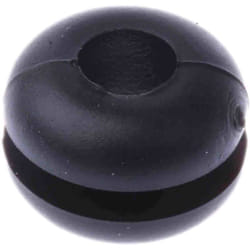 Rs Pro - Passe-câble en pvc, ø câble max. 4mm, panneau 1.6mm max, ø découpe 6.4mm ( Prix pour Sachet de 100 )