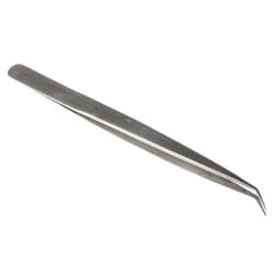 Rs Pro - Brucelles pointe Extra-fin incurvé en forme d'aiguille en inox, l. 140 ( Prix pour 1 )