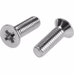 Forme de tête = Fraisée Type d'entrainement = Pozidriv Standard DIN = DIN 965 Longueur métrique = 20mm Taille de filetage mét ...