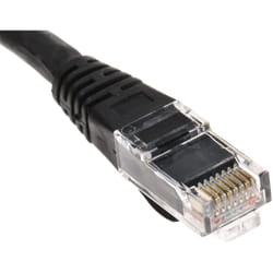Rs Pro - Câble cat 6 Avec connecteur / , u/utp, gaine lszh Noir, 10m ( Prix pour 1 )