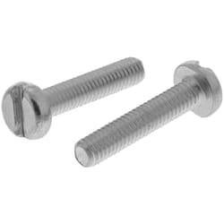Rs Pro - Vis à métaux M4 à tête Cylindrique fendue en Acier, 20mm ( Prix pour Sachet de 100 )