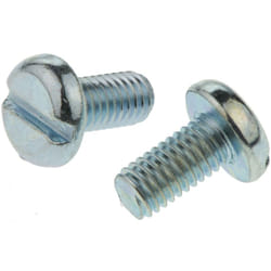 Rs Pro - Vis à métaux M5 à tête Cylindrique fendue en Acier, 10mm ( Prix pour Sachet de 100 )