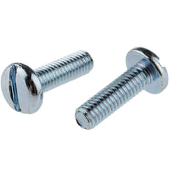 Vis à métaux RS PRO M6 à tête Cylindrique fendue en Acier, 20mm ( Prix pour Sachet de 100 )