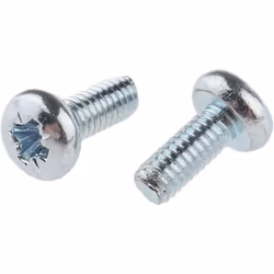 Forme de tête = Cylindrique Type d'entrainement = Cruciforme Standard DIN = DIN 7985 Longueur métrique = 6mm Taille de fileta ...