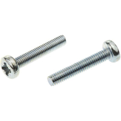 Rs Pro - Vis à métaux M3.5 à tête Cylindrique Pozidriv en Acier, 20mm ( Prix pour Sachet de 100 )