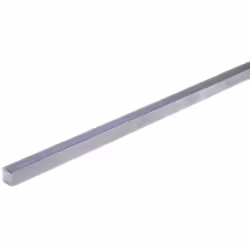 Forme = Barre Carrée Matériau = Clavette acier Longueur = 330mm Largeur = 4mm Taille = 4mm RS Pro 20