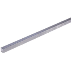 Barre Carrée Clavette acier, l. 4mm H. 4mm, L 330mm ( Prix pour Lot de 10 )