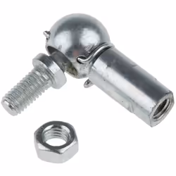 Filetage de fixation = M5 Diamètre de bille = 8mm Longueur hors tout = 28.5mm Largeur hors tout = 25mm Matériau = Acier Finit ...