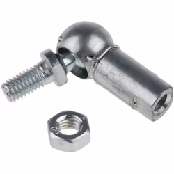 Filetage de fixation = M6 Diamètre de bille = 10mm Longueur hors tout = 32.5mm Largeur hors tout = 30mm Matériau = Acier Join ...