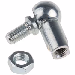 Filetage de fixation = M10 Diamètre de bille = 16mm Longueur hors tout = 47mm Largeur hors tout = 47.5mm Matériau = Acier Fin ...