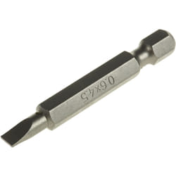 Embout de vissage Rs Pro Fendu de 5 pièces , SL4.5, Acier au vanadium au molybdène chromé ( Prix pour Paquet de 5 )