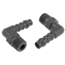 Rs Pro - Mâle Coude 1/4pouce, bsp 1/4' mâle, en Nylon ( Prix pour Paquet de 5 )