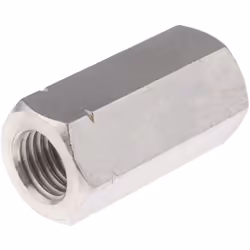Taille de filetage = M16 Longueur = 48mm Matériau = Acier Inoxydable Type d'acier inoxydable = A2 304 Finition = Brut Ecrous  ...